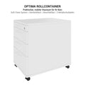 OPTIMA PRO Roll container | 3 metal drawers + 1 small parts, soft close, walnut - 10 Thumbnail Image
