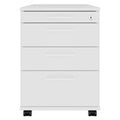 OPTIMA PRO Roll container | 3 metal drawers + 1 small parts, soft close, white - 4 Thumbnail Image