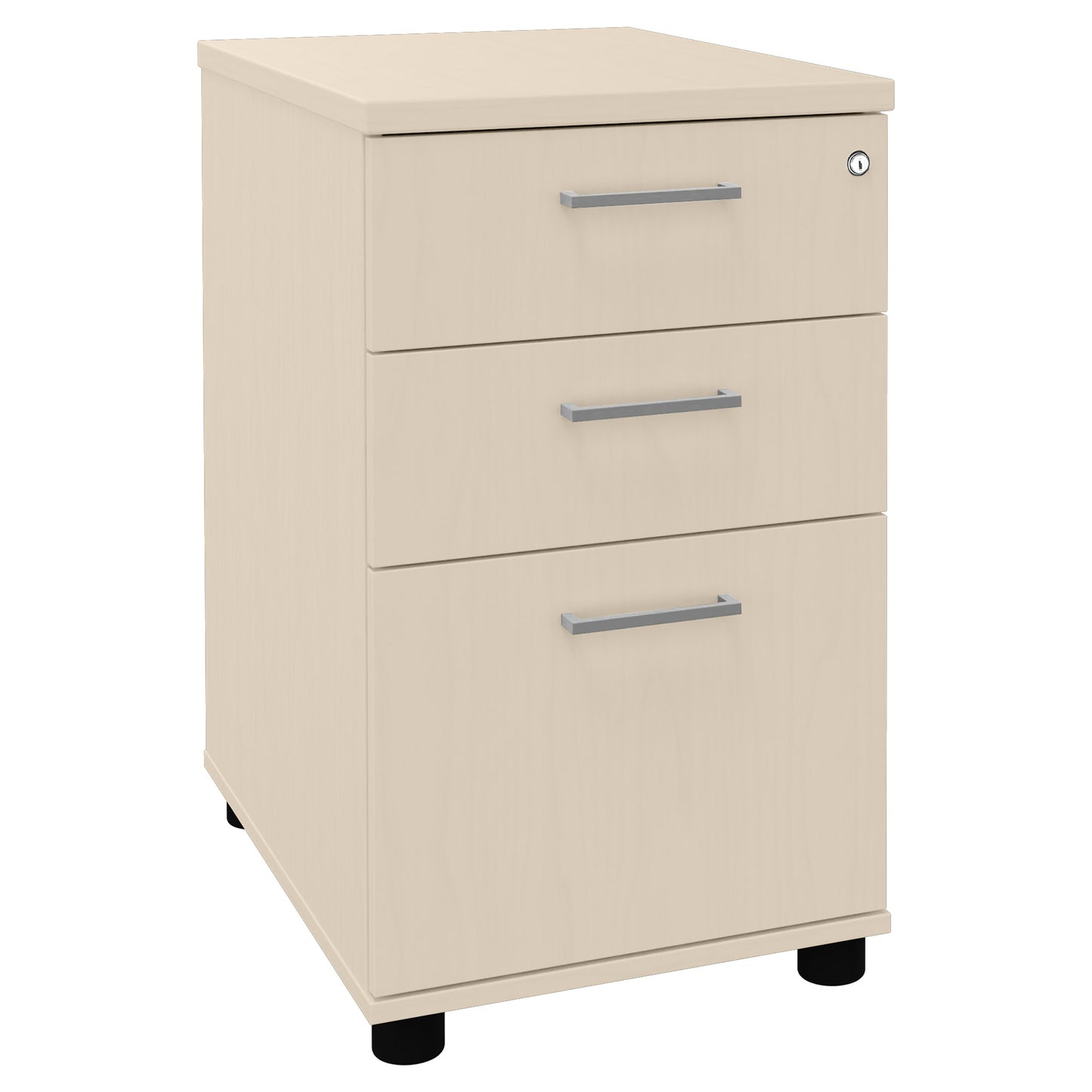 OPTIMA standing container | 600 mm deep, maple