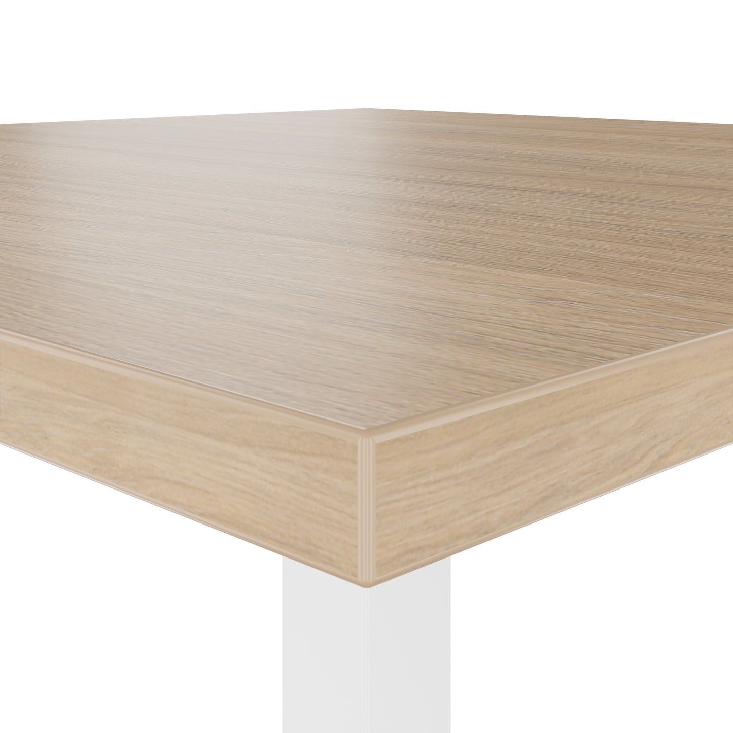 OPTIMA UP Besprechungstisch | 800 x 800 mm, elektrisch höhenverstellbar, Bernsteineiche