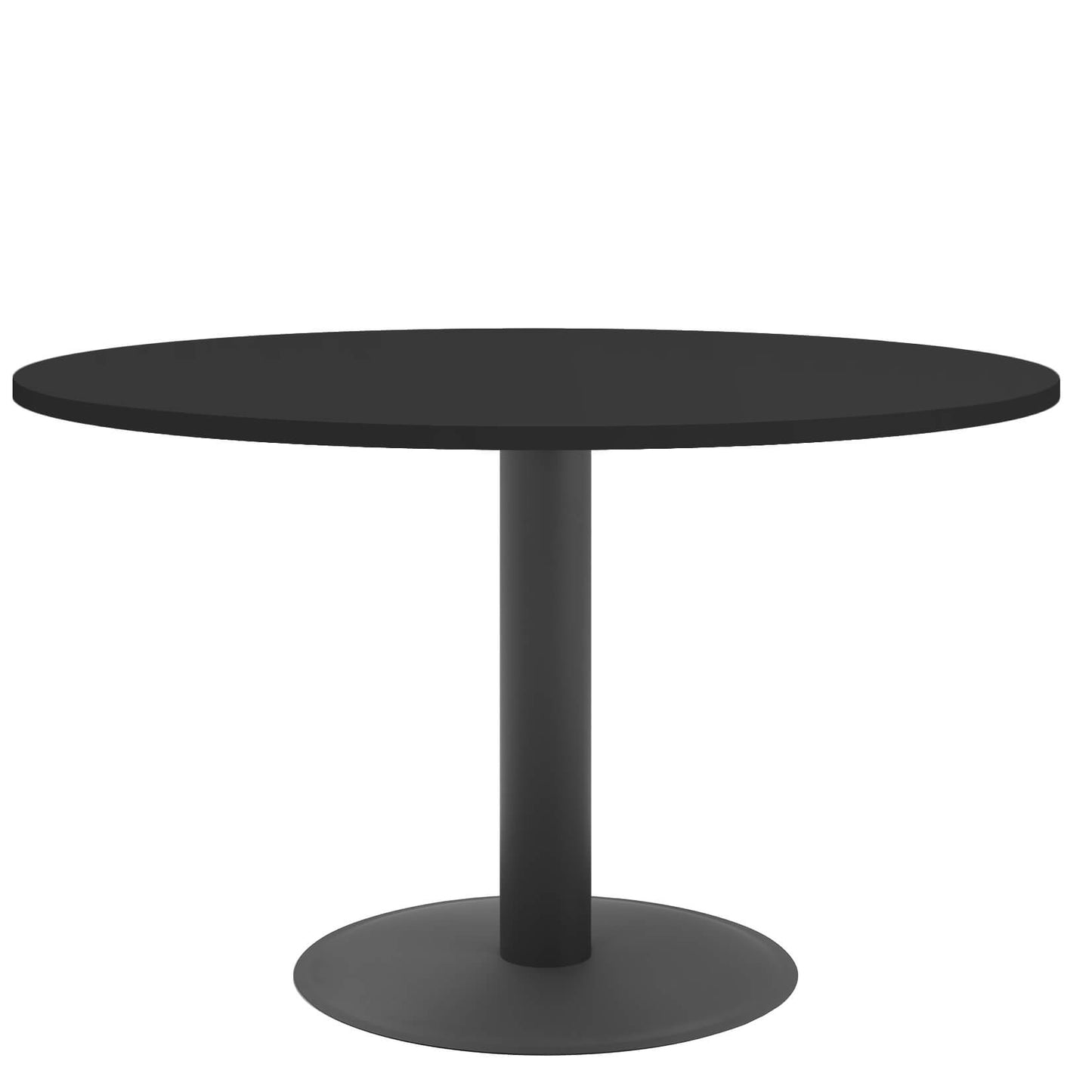 OPTIMA Tableau de réunion | Rond, cadre anthracite, Ø 1200 mm, anthracite