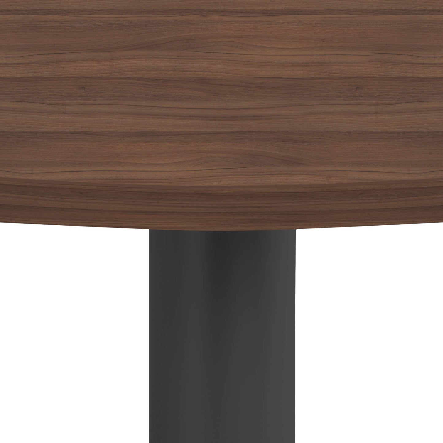 OPTIMA Tableau de réunion | Rond, cadre anthracite, Ø 1200 mm, noix