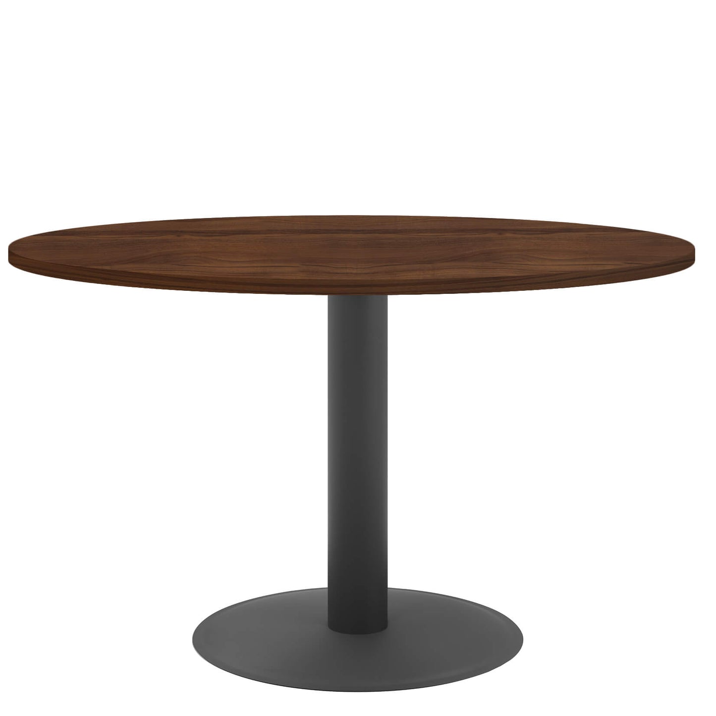 OPTIMA Tableau de réunion | Rond, cadre anthracite, Ø 1200 mm, noix