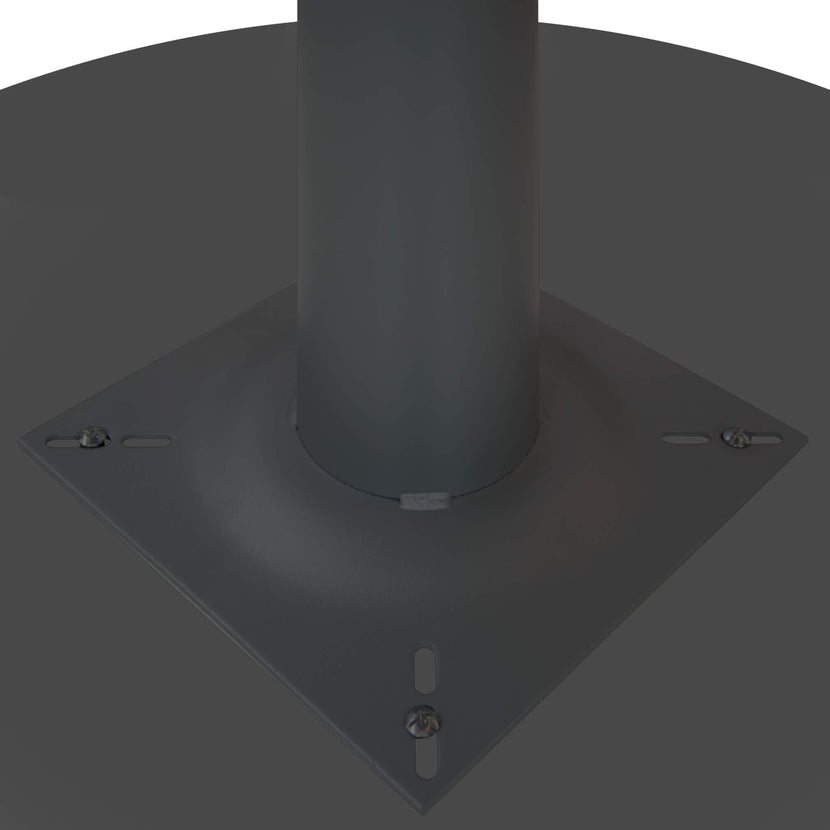 OPTIMA meeting table | Round, anthracite frame, Ø 800 mm, anthracite
