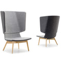 TWIST&SIT Ohrensessel | Massivholz-Gestell, Wollbezug SYNERGY - 3 Thumbnail Image