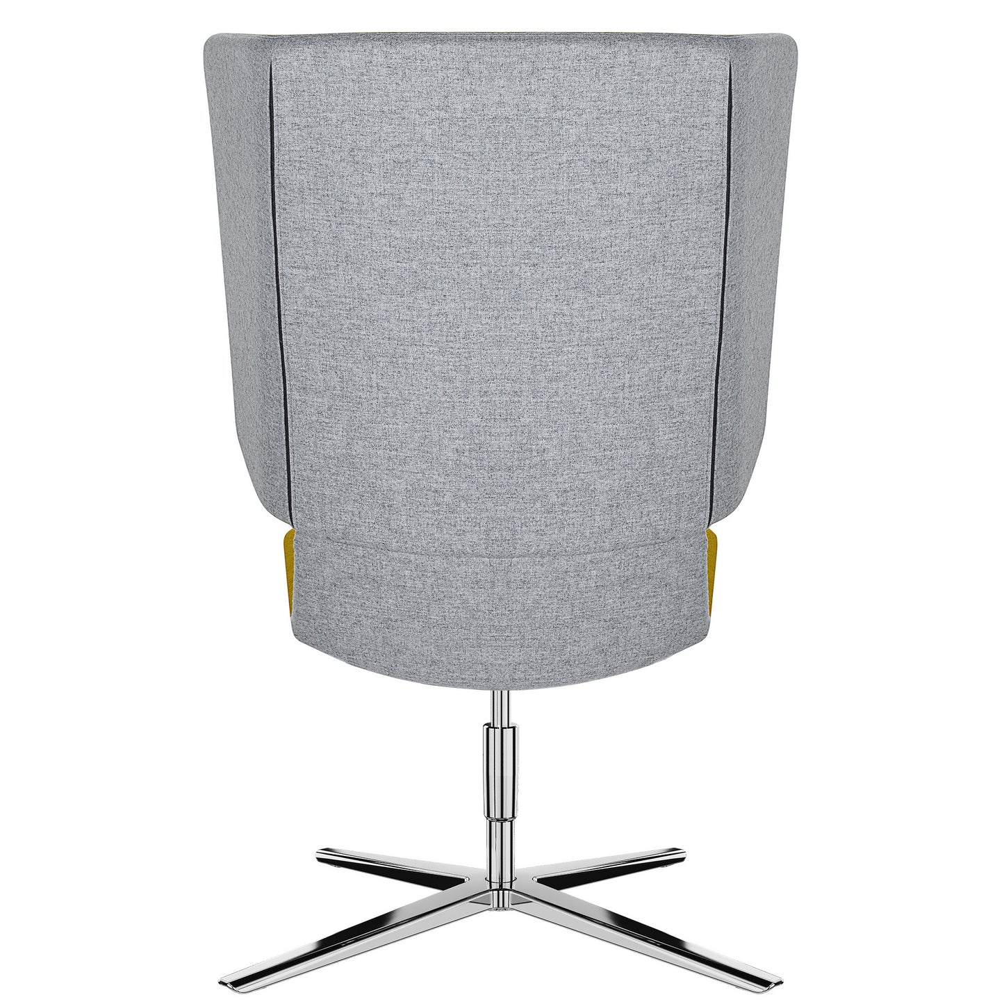 TWIST&SIT Chaise d'oeuf | Croix de 4 pieds, réglable en hauteur, couverture de laine velito