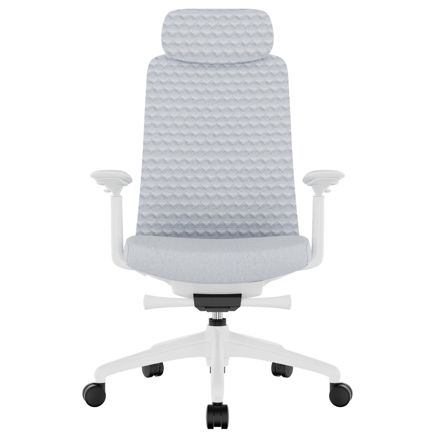 Smart Adjust office swinging chair | Synchronous mechanics, 4D armrests, headrest optional, gray
