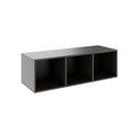 PRO Aufsatzregal | 1 OH, 800 - 1600 x 370 mm, verleimter Korpus, Graphit - 1 Thumbnail Image