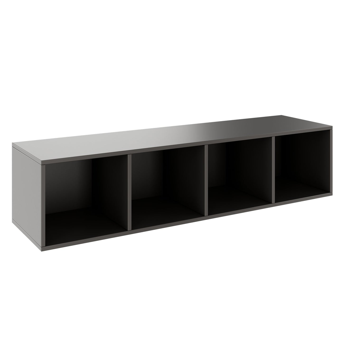 PRO Scaffale di configurazione | 1 OH, 800 - 1600 x 370 mm, corpus incollato, grafite