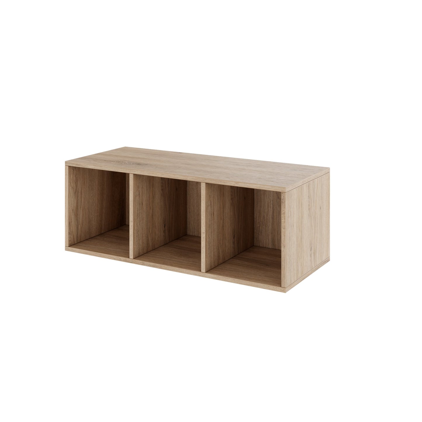 PRO Scaffale di configurazione | 1 OH, 800 - 1600 x 370 mm, corpus incollato, quercia naturale