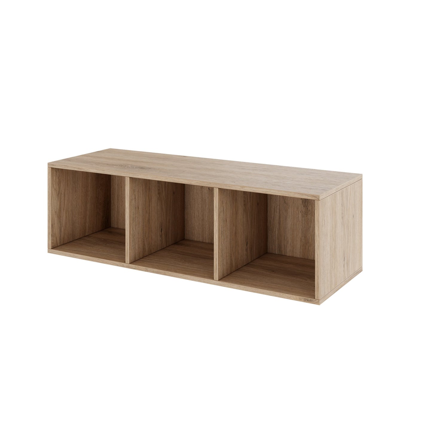 PRO Scaffale di configurazione | 1 OH, 800 - 1600 x 370 mm, corpus incollato, quercia naturale