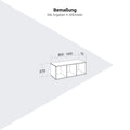 PRO Scaffale di configurazione | 1 OH, 800 - 1600 x 370 mm, corpus incollato, nero - 11 Thumbnail Image