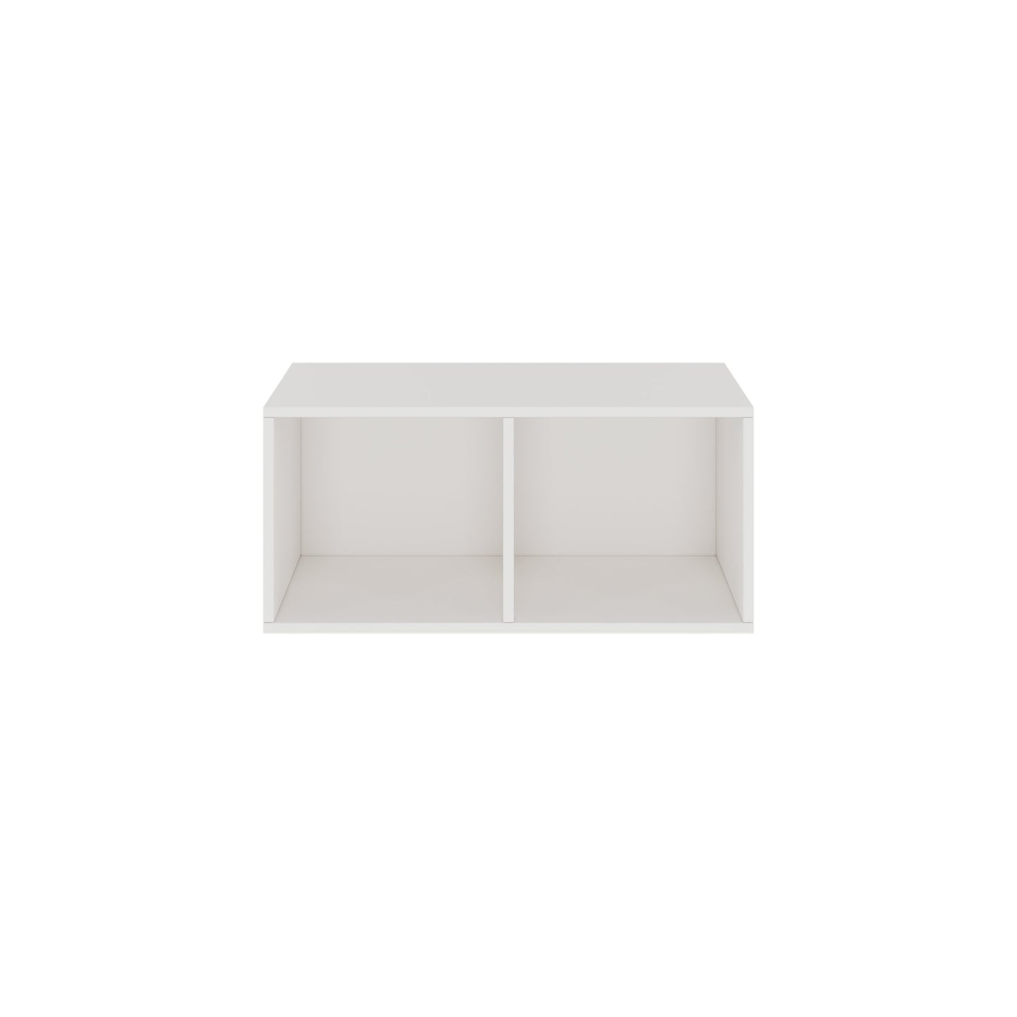 PRO Aufsatzregal | 1 OH, 800 - 1600 x 370 mm, verleimter Korpus, Weiß