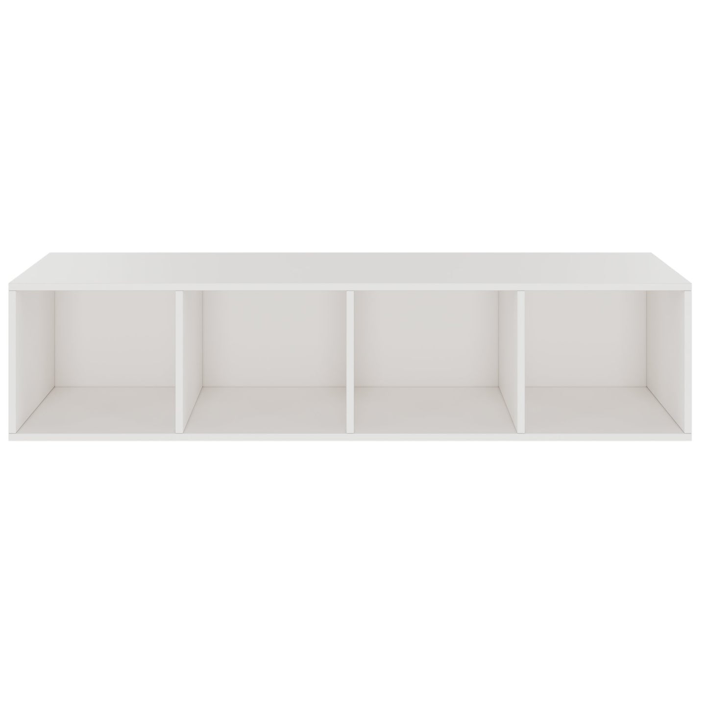 PRO Scaffale di configurazione | 1 OH, 800 - 1600 x 370 mm, corpo incollato, bianco