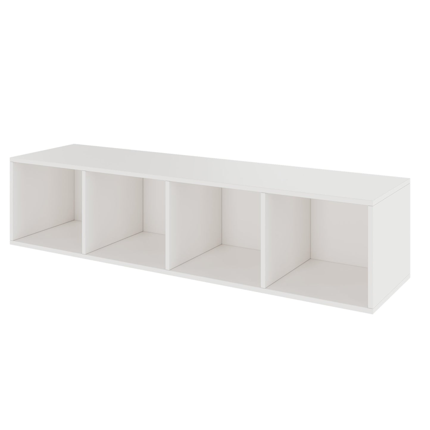 PRO Scaffale di configurazione | 1 OH, 800 - 1600 x 370 mm, corpo incollato, bianco