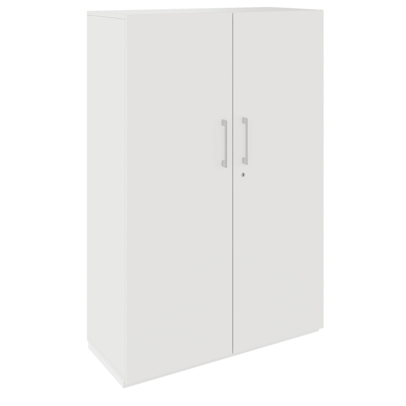 PRO Flügeltürenschrank | 4 OH, 800 - 1200 x 1510 mm, Soft-Close, Weiß