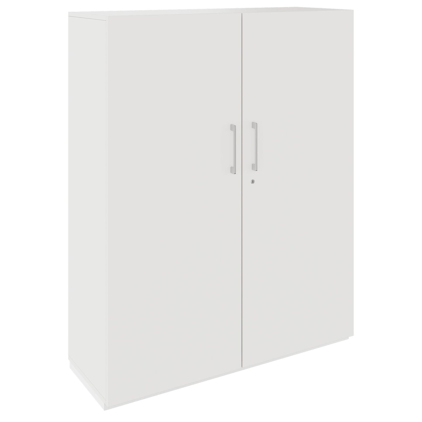 PRO Flügeltürenschrank | 4 OH, 800 - 1200 x 1510 mm, Soft-Close, Weiß