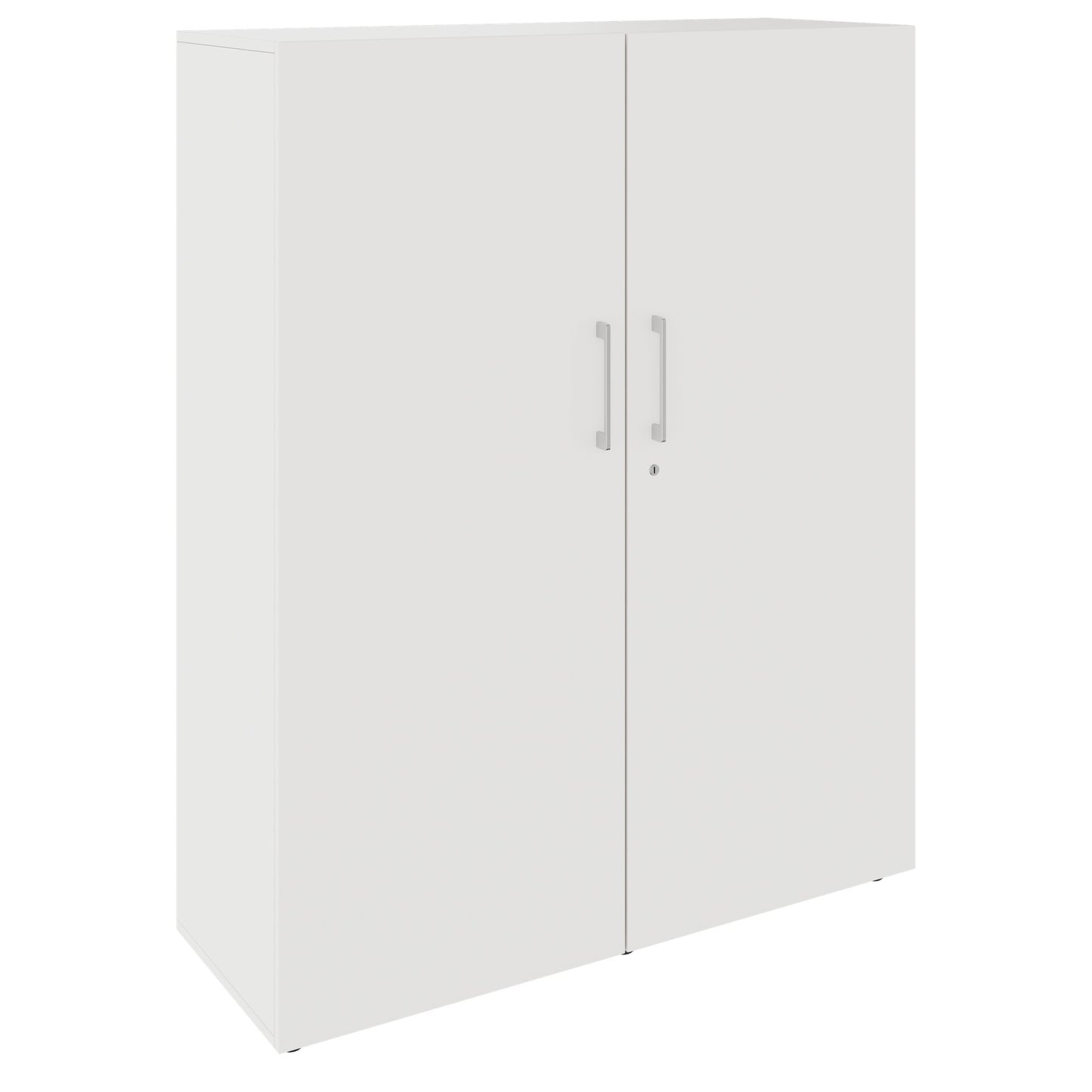 PRO Flügeltürenschrank | 4 OH, 800 - 1200 x 1510 mm, Soft-Close, Weiß