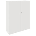 PRO Gabinetto di Cloakroom | 4 OH, 1200 x 1510 mm, con scaffale, chiusura morbida, bianco - 1 Thumbnail Image