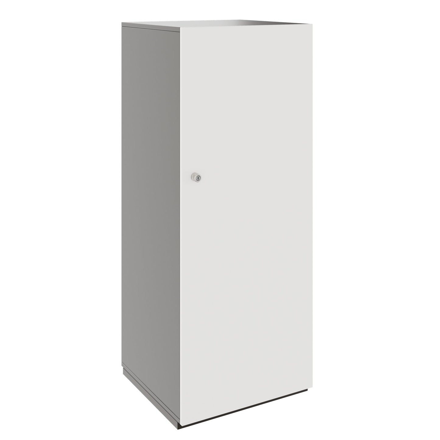 PRO Gabinetto di Cloakroom | 4 OH, 400 - 600 x 1510 mm, morbido -close, grafite / bianco
