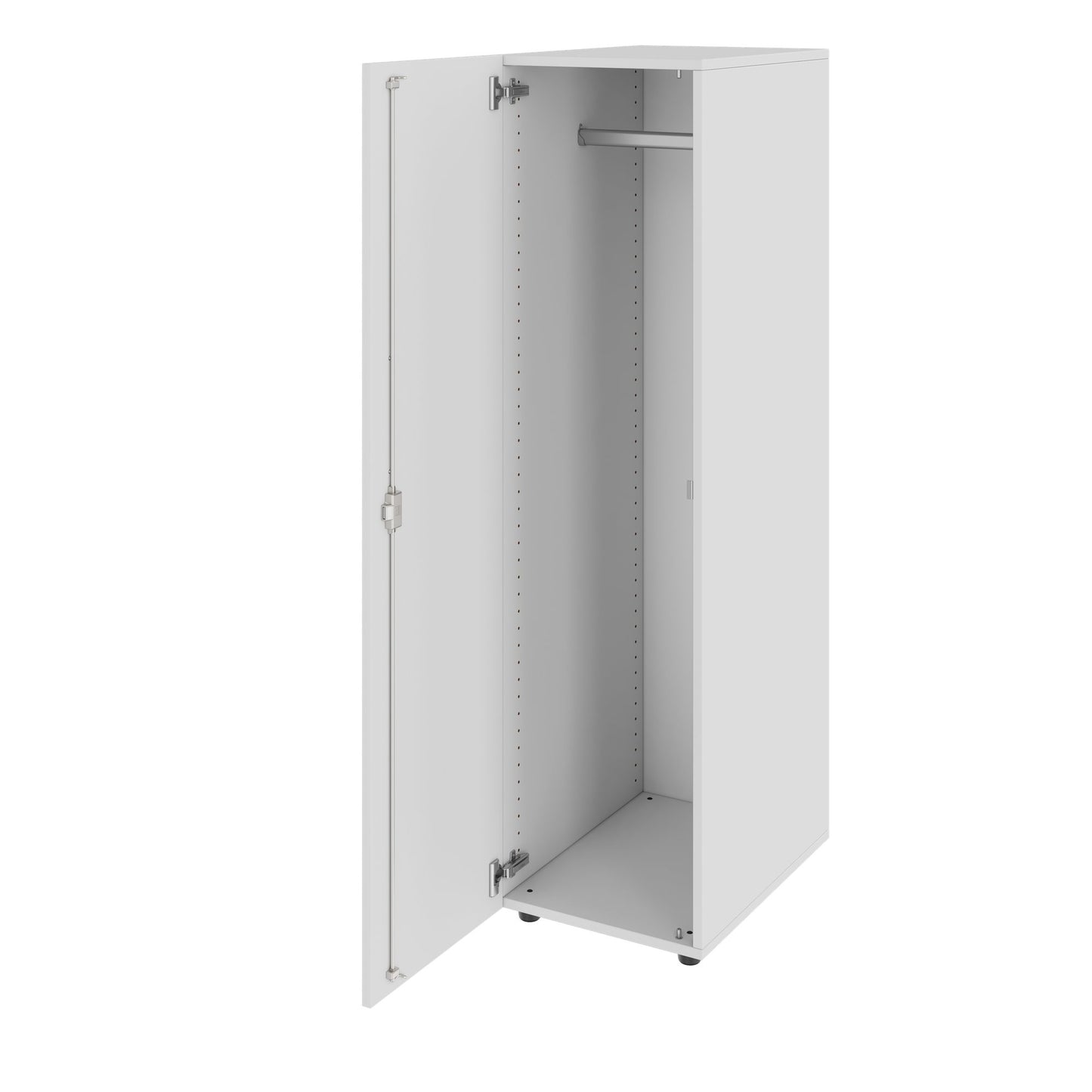 PRO Gabinetto di Cloakroom | 4 OH, 400 - 600 x 1510 mm, morbido, grigio