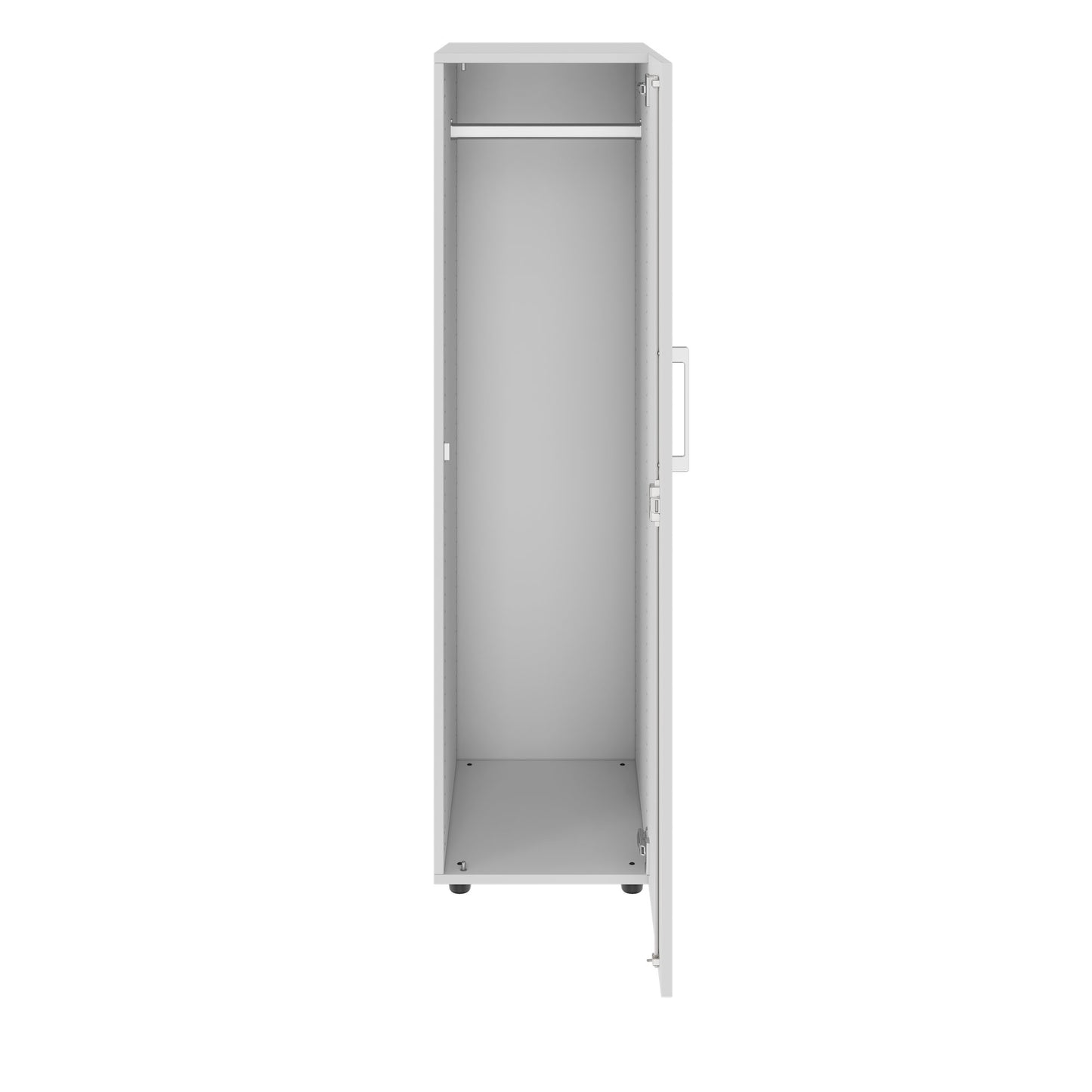 PRO Gabinetto di Cloakroom | 4 OH, 400 - 600 x 1510 mm, morbido, grigio