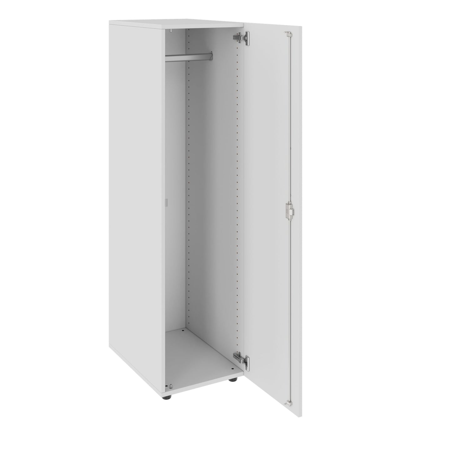 PRO Gabinetto di Cloakroom | 4 OH, 400 - 600 x 1510 mm, morbido, grigio