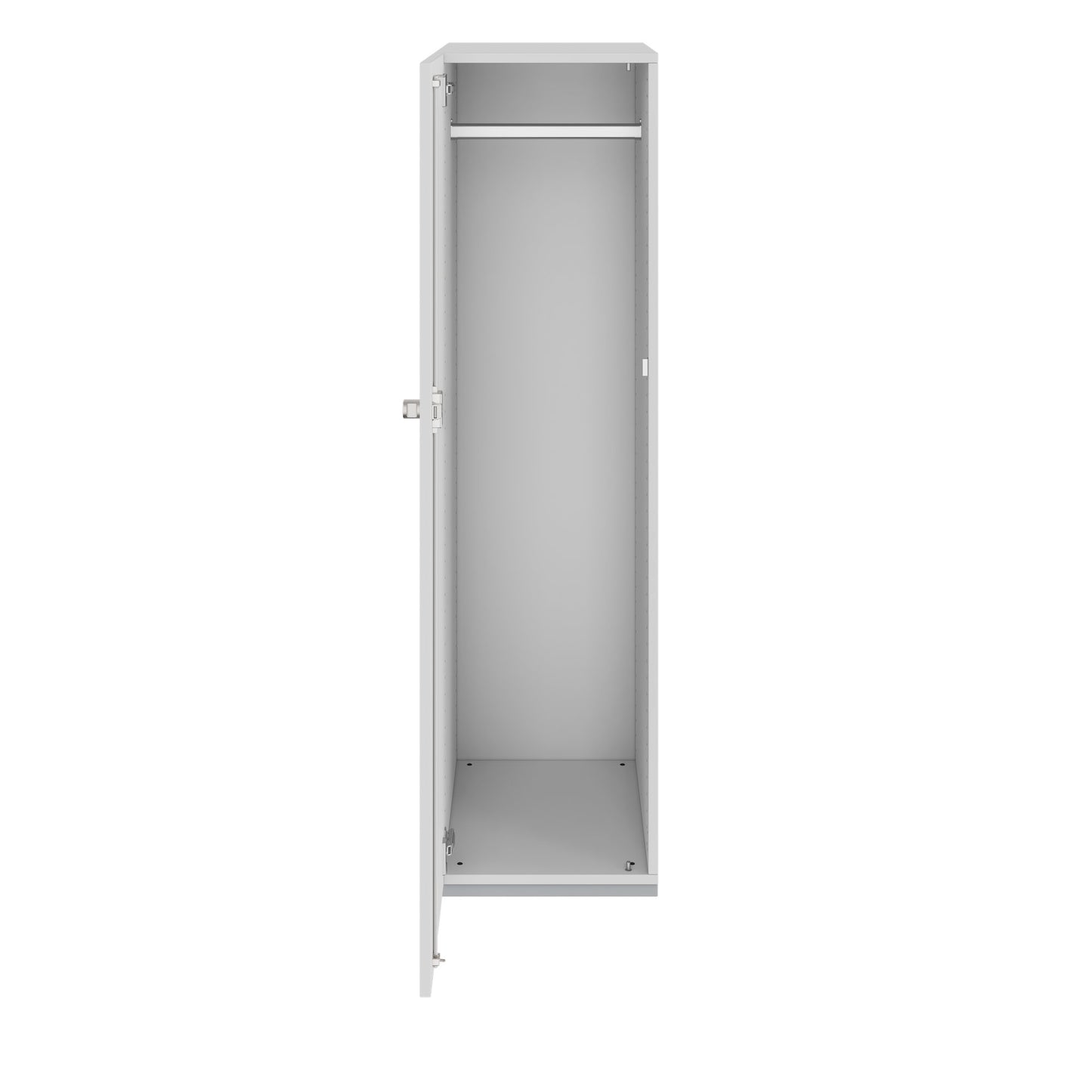 PRO Gabinetto di Cloakroom | 4 OH, 400 - 600 x 1510 mm, morbido, grigio
