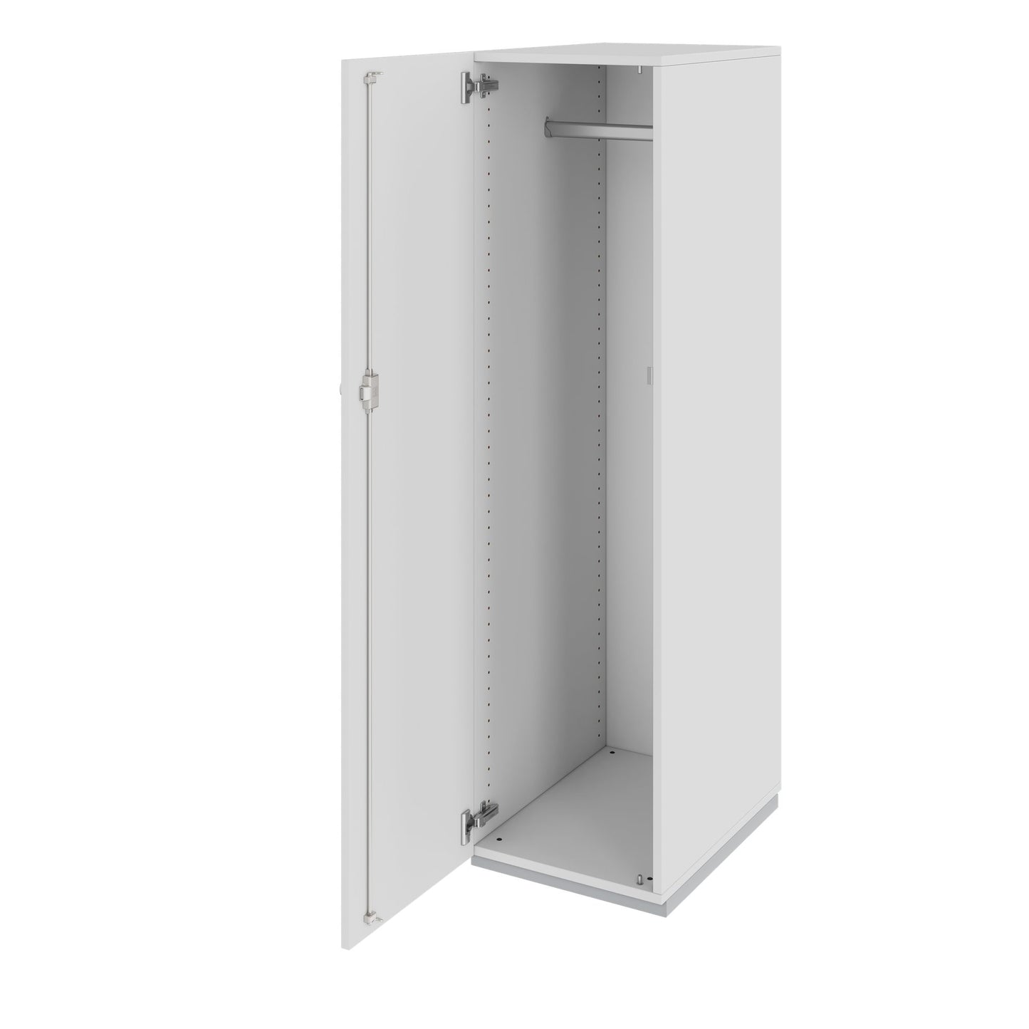 PRO Gabinetto di Cloakroom | 4 OH, 400 - 600 x 1510 mm, morbido, grigio