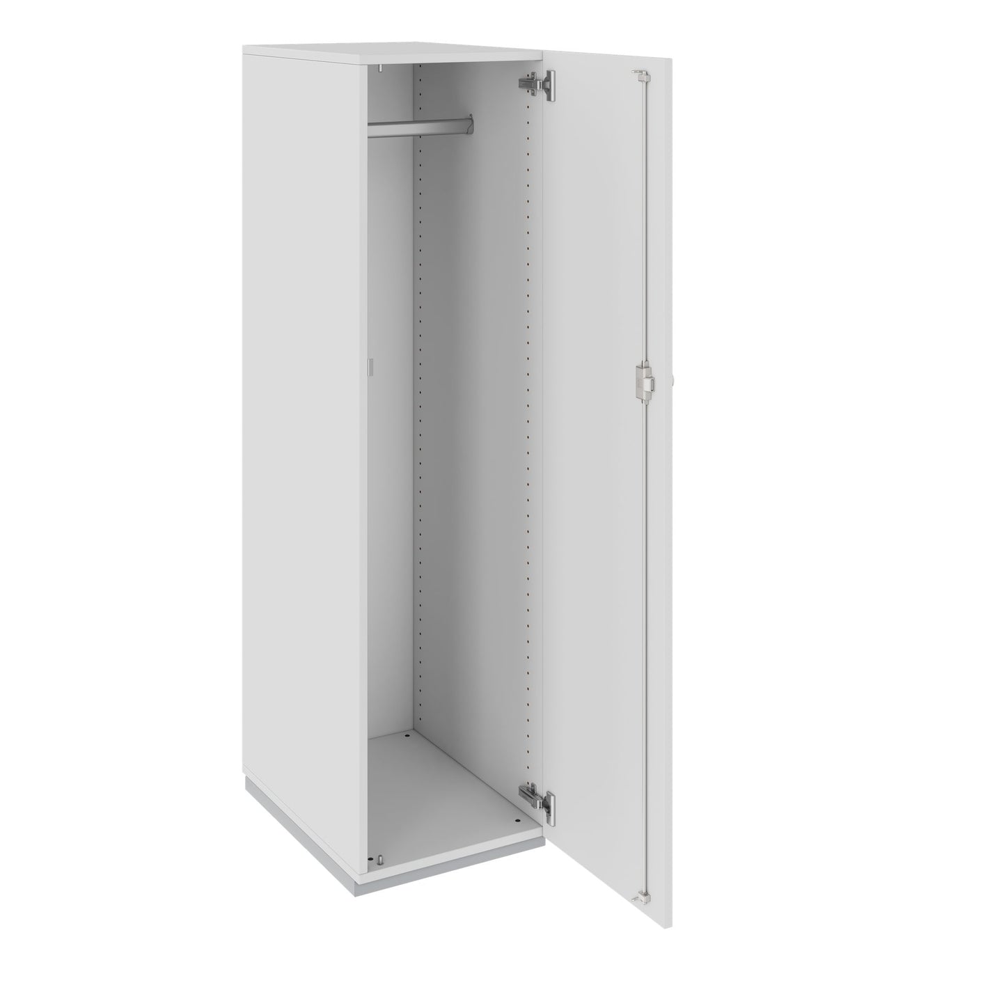 PRO Gabinetto di Cloakroom | 4 OH, 400 - 600 x 1510 mm, morbido, grigio