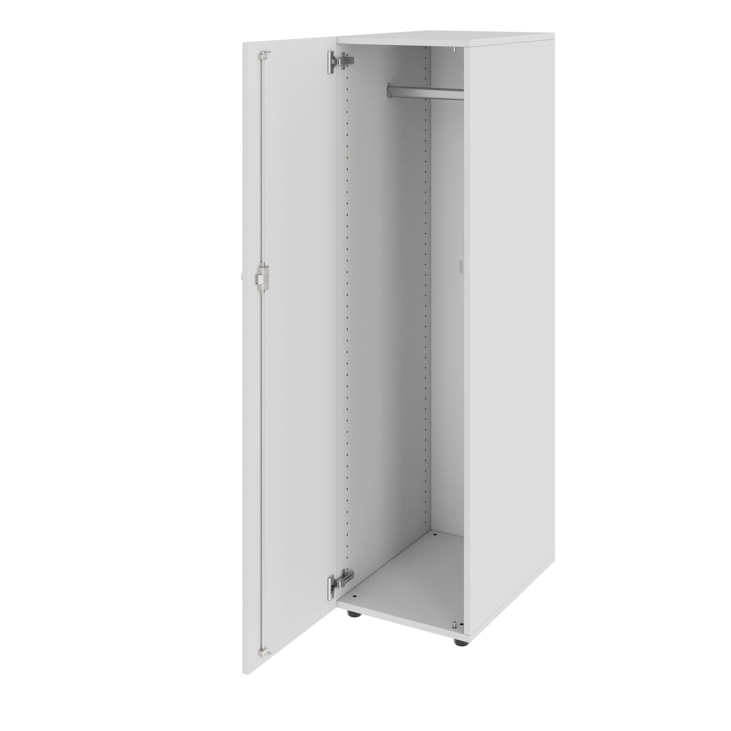 PRO Gabinetto di Cloakroom | 4 OH, 400 - 600 x 1510 mm, morbido, grigio