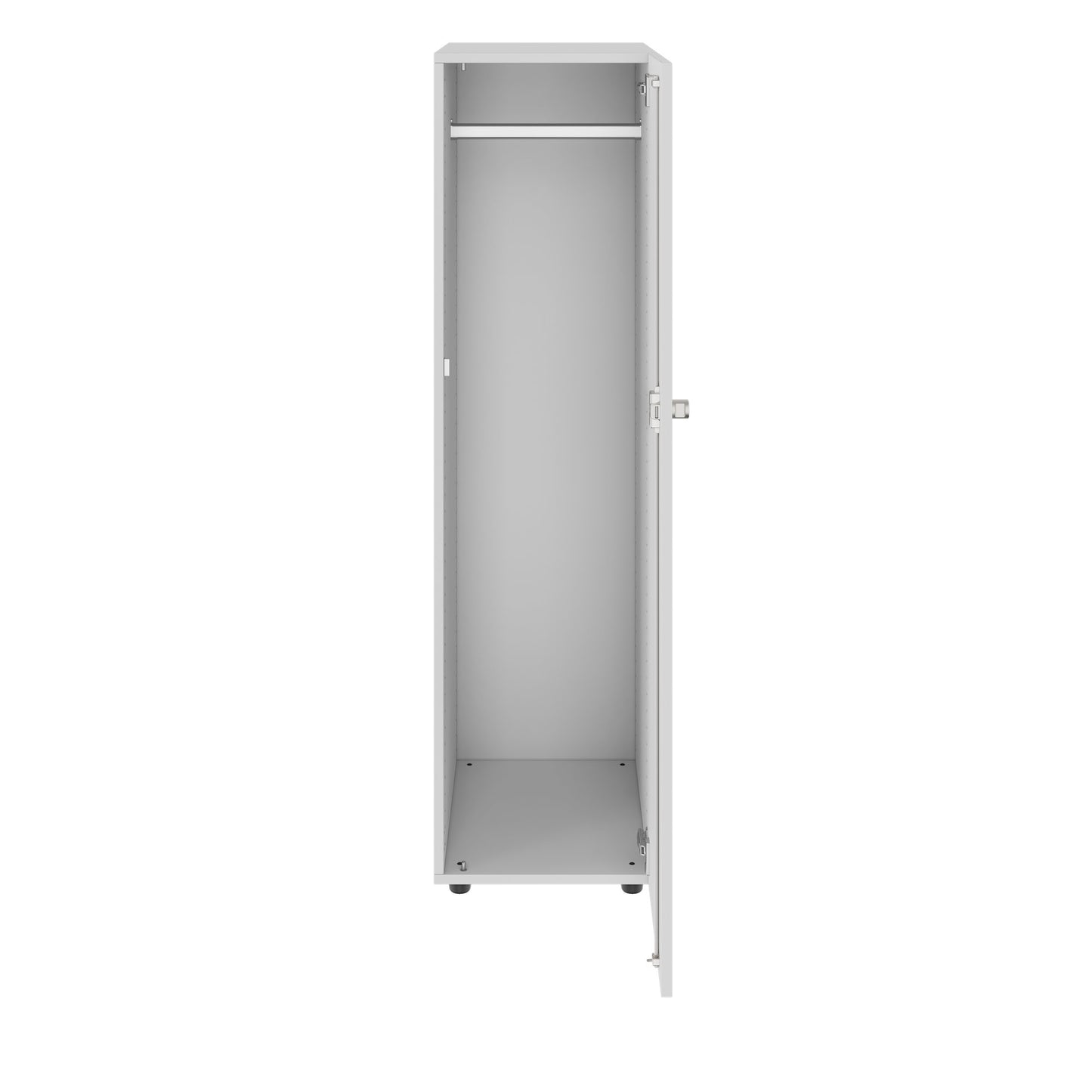 PRO Gabinetto di Cloakroom | 4 OH, 400 - 600 x 1510 mm, morbido, grigio