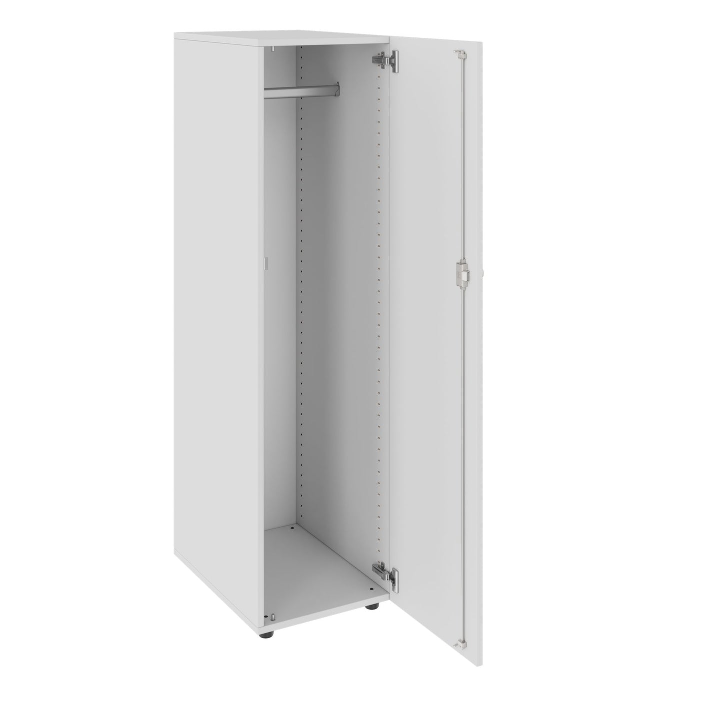 PRO Gabinetto di Cloakroom | 4 OH, 400 - 600 x 1510 mm, morbido, grigio