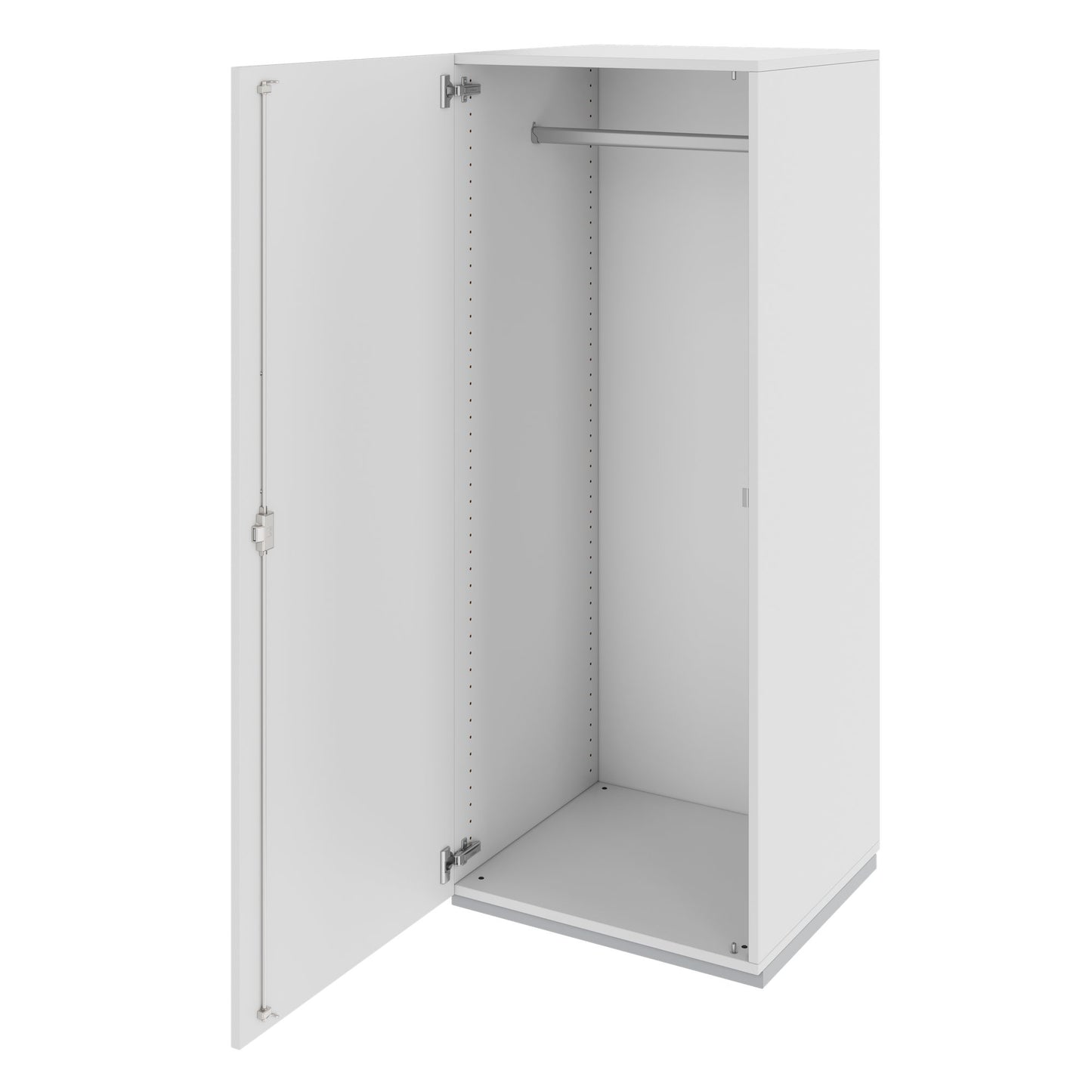 PRO Gabinetto di Cloakroom | 4 OH, 400 - 600 x 1510 mm, morbido, grigio
