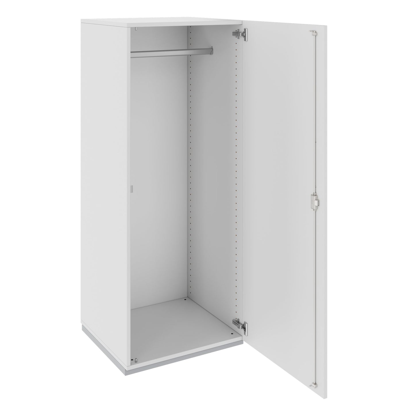 PRO Gabinetto di Cloakroom | 4 OH, 400 - 600 x 1510 mm, morbido, grigio