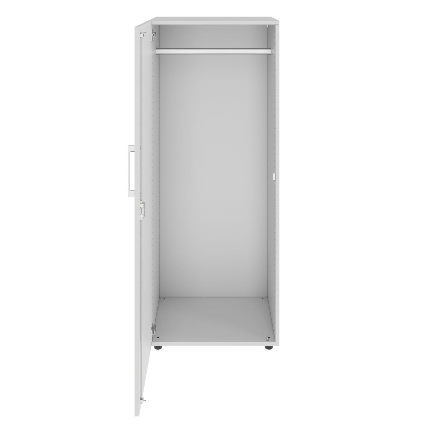 PRO Gabinetto di Cloakroom | 4 OH, 400 - 600 x 1510 mm, morbido, grigio