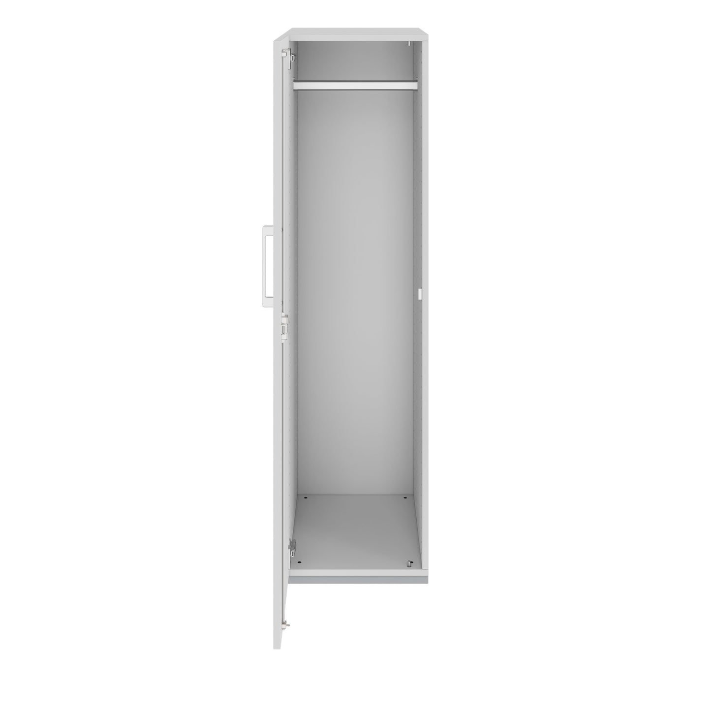 PRO Gabinetto di Cloakroom | 4 OH, 400 - 600 x 1510 mm, morbido, grigio
