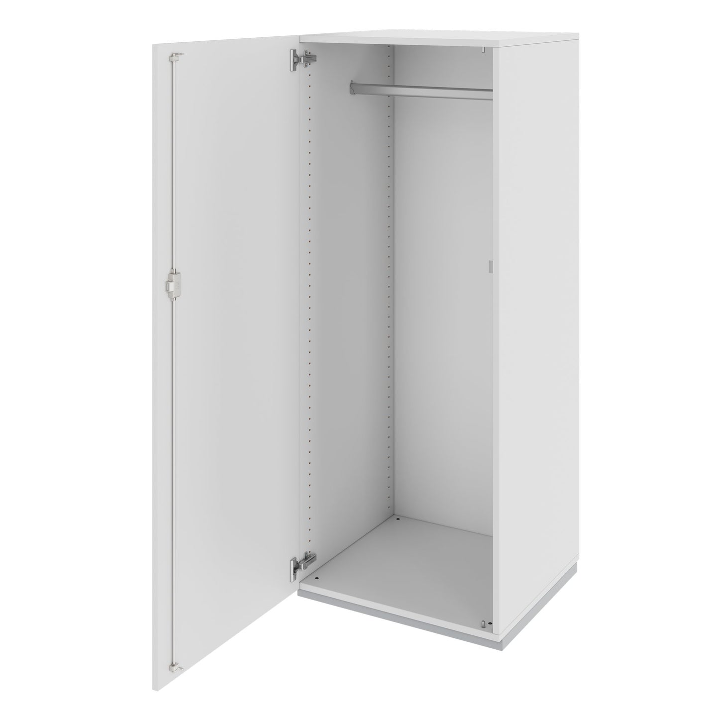 PRO Gabinetto di Cloakroom | 4 OH, 400 - 600 x 1510 mm, morbido, grigio