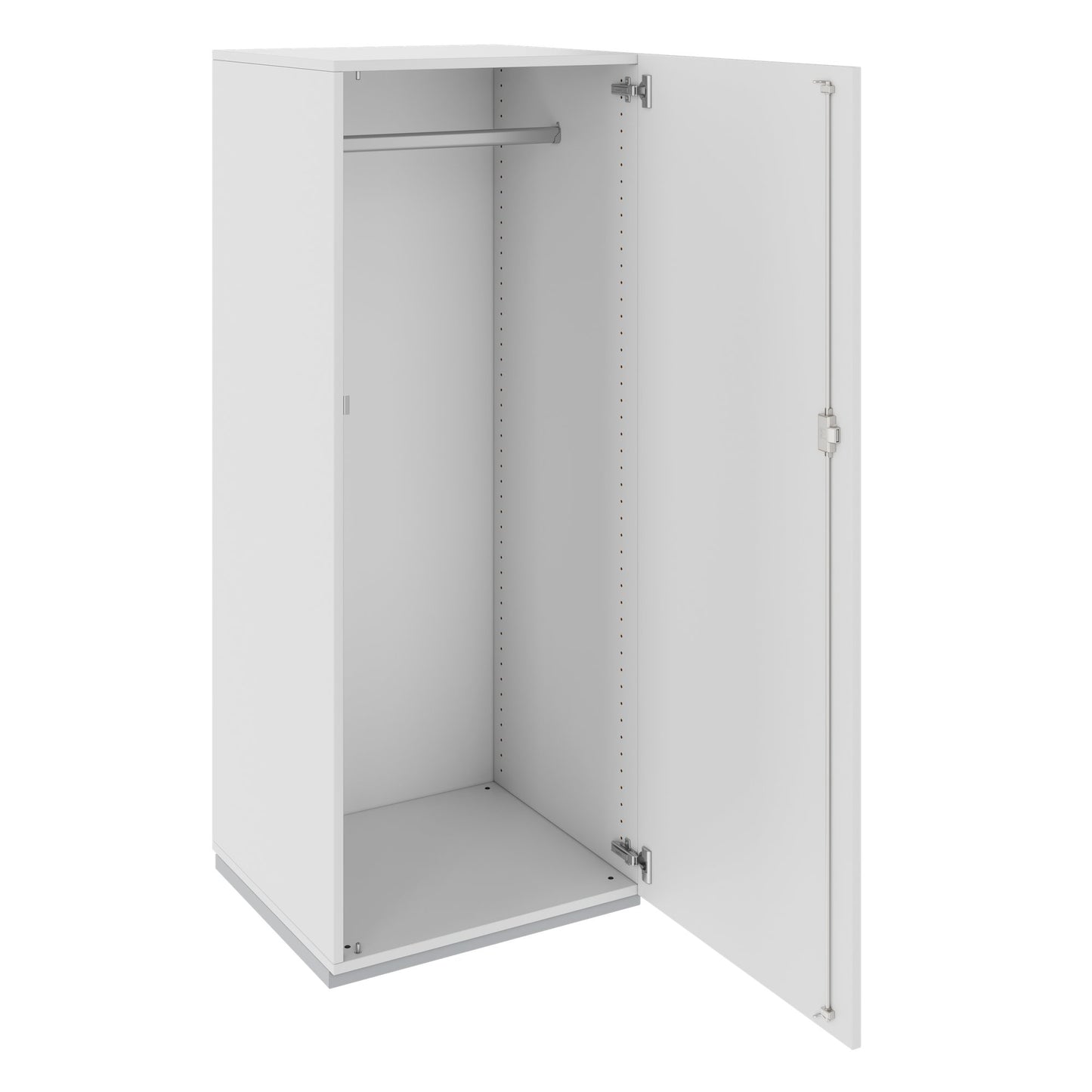 PRO Gabinetto di Cloakroom | 4 OH, 400 - 600 x 1510 mm, morbido, grigio