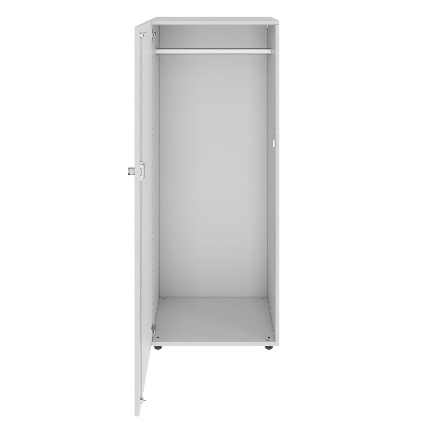 PRO Gabinetto di Cloakroom | 4 OH, 400 - 600 x 1510 mm, morbido, grigio