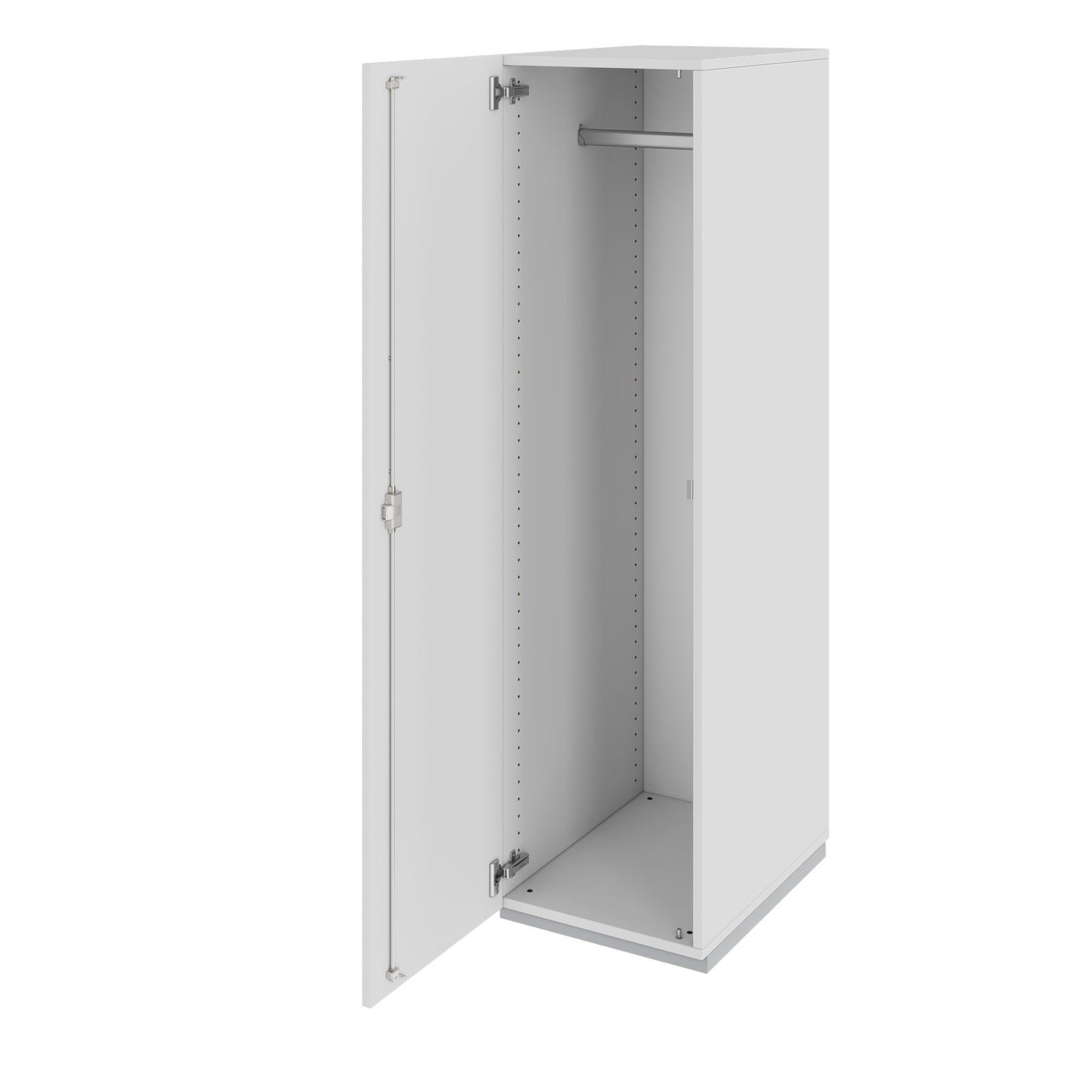 PRO Gabinetto di Cloakroom | 4 OH, 400 - 600 x 1510 mm, morbido, grigio