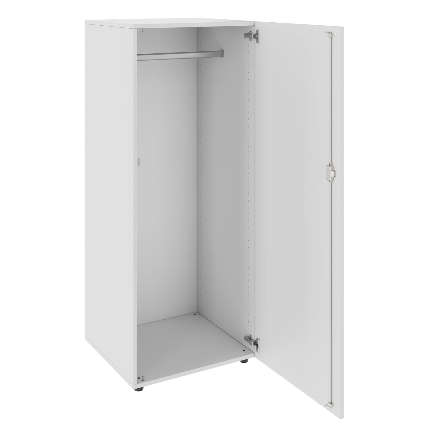 PRO Gabinetto di Cloakroom | 4 OH, 400 - 600 x 1510 mm, morbido, grigio