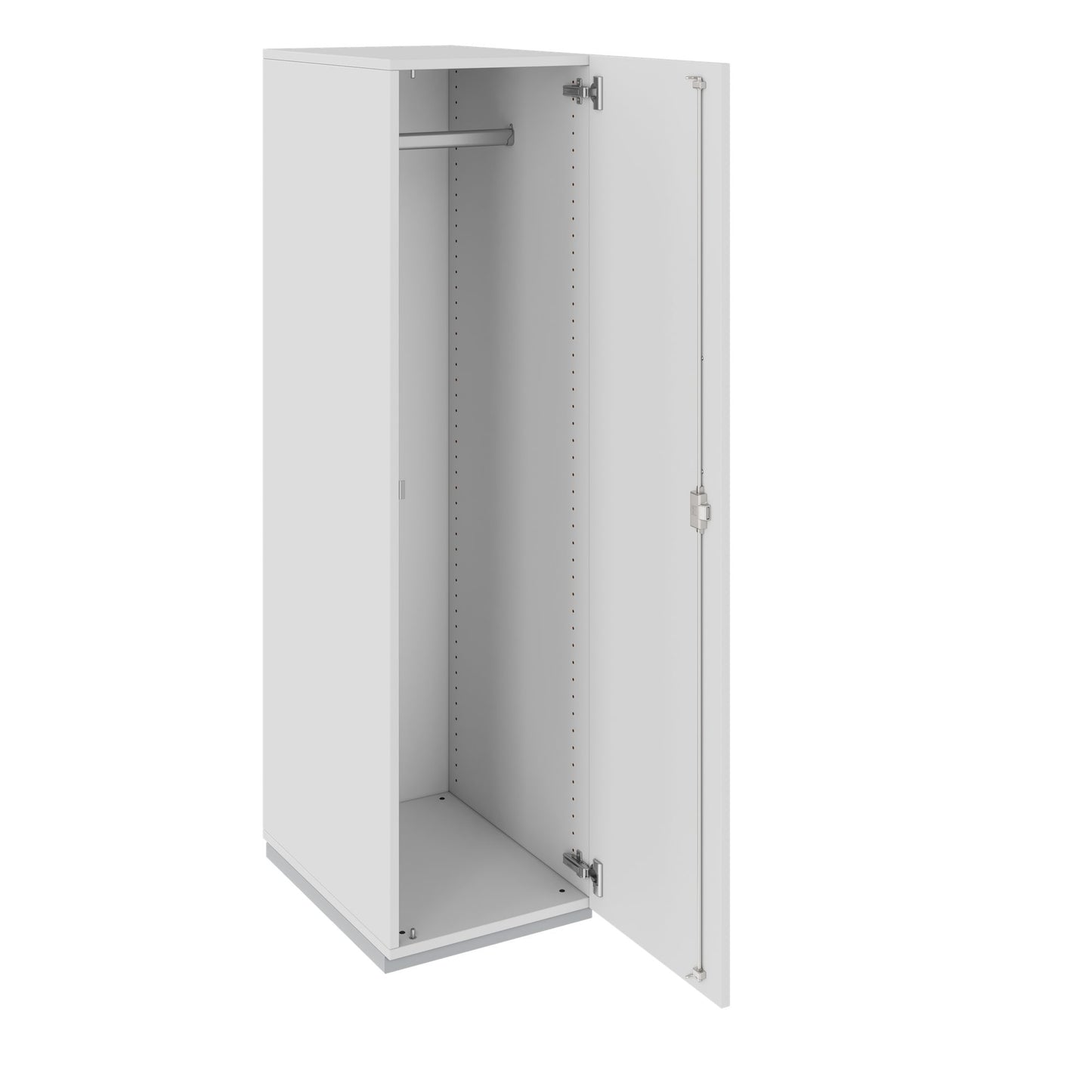 PRO Gabinetto di Cloakroom | 4 OH, 400 - 600 x 1510 mm, morbido, grigio