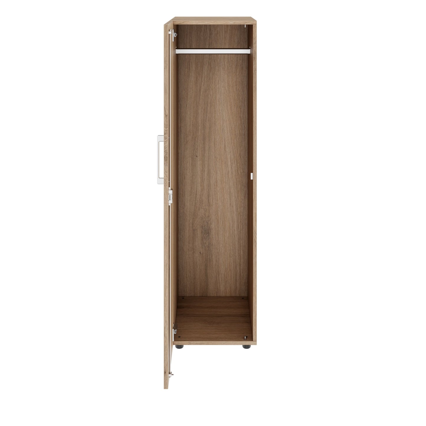 PRO Gabinetto di Cloakroom | 4 OH, 400 - 600 x 1510 mm, morbido, quercia naturale