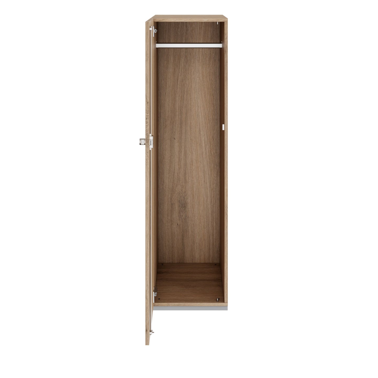 PRO Gabinetto di Cloakroom | 4 OH, 400 - 600 x 1510 mm, morbido, quercia naturale
