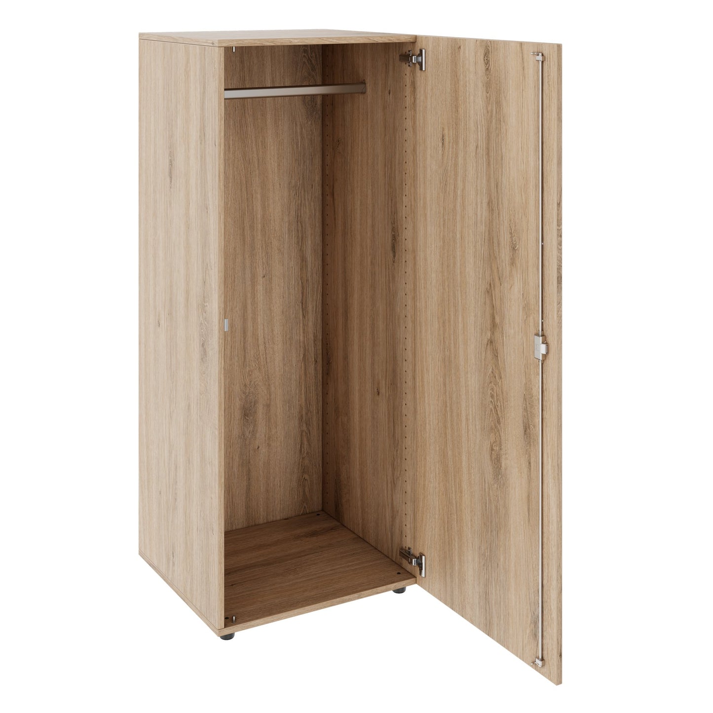PRO Gabinetto di Cloakroom | 4 OH, 400 - 600 x 1510 mm, morbido, quercia naturale