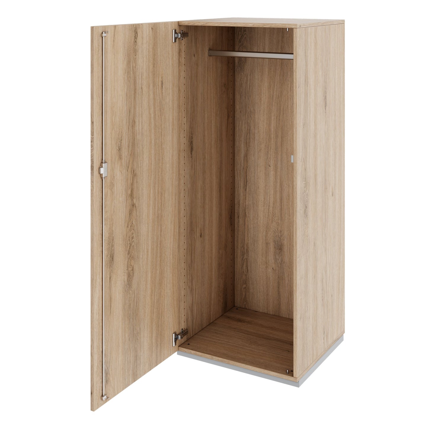 PRO Gabinetto di Cloakroom | 4 OH, 400 - 600 x 1510 mm, morbido, quercia naturale
