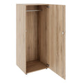 PRO Garderobenschrank | 4 OH, 400 - 600 x 1510 mm, Soft-Close, Natureiche - 4 Thumbnail Image