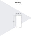 PRO Garderobenschrank | 4 OH, 400 - 600 x 1510 mm, Soft-Close, Natureiche - 13 Thumbnail Image