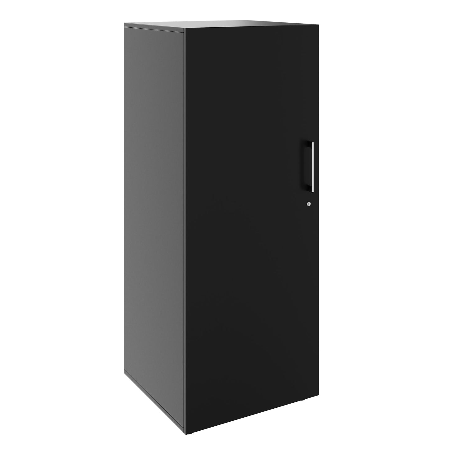PRO Gabinetto di Cloakroom | 4 OH, 400 - 600 x 1510 mm, morbido, nero